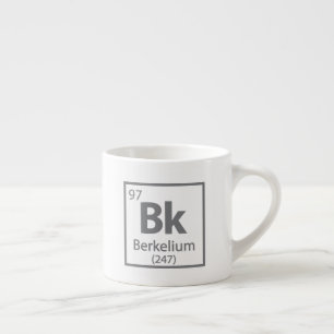 Tasse Expresso Berkelium - Berkeley Science - Tableau périodique