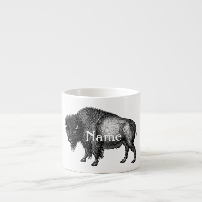 Tasse Expresso Big Bison Buffalo Thunder-Cove  (Devant)