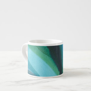 Tasse Expresso Big Blue Leaf I