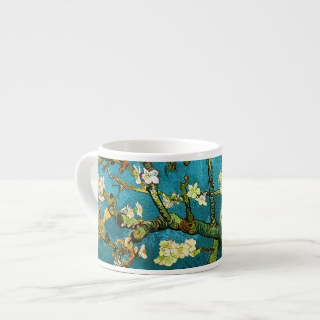 Tasse Expresso Blossoming Almond Tree Van Gogh Fine Art (Devant gauche)