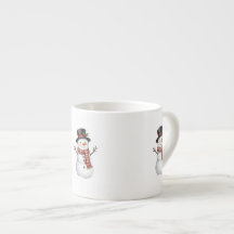 Bonhomme de neige heureux