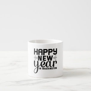 Tasse Expresso Bonne année à Washington-54688