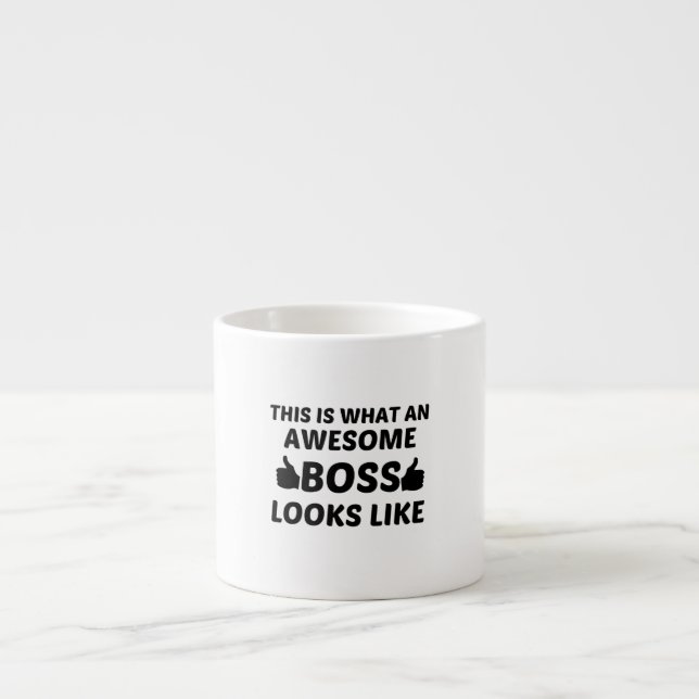 TASSE EXPRESSO BOSS AWESOME (Devant)