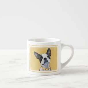 Tasse Expresso Boston Terrier Peinture - Cute Original Chien Art