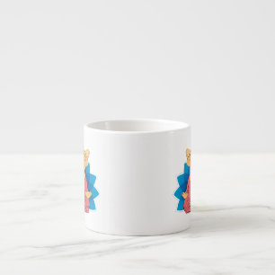 Tasse Expresso Bouddha chat méditation - Guru chat - Namaste - St