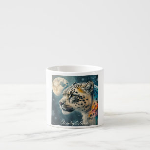 Tasse Expresso Boug de spécialité Léopard de neige
