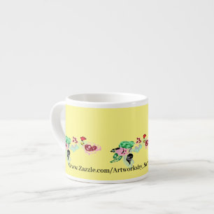 Tasse Expresso Boug de spécialité : Vin avec Rose