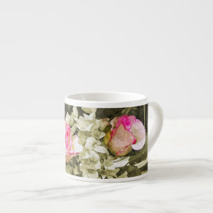 Tasse Expresso Bouquet de mariage vintage