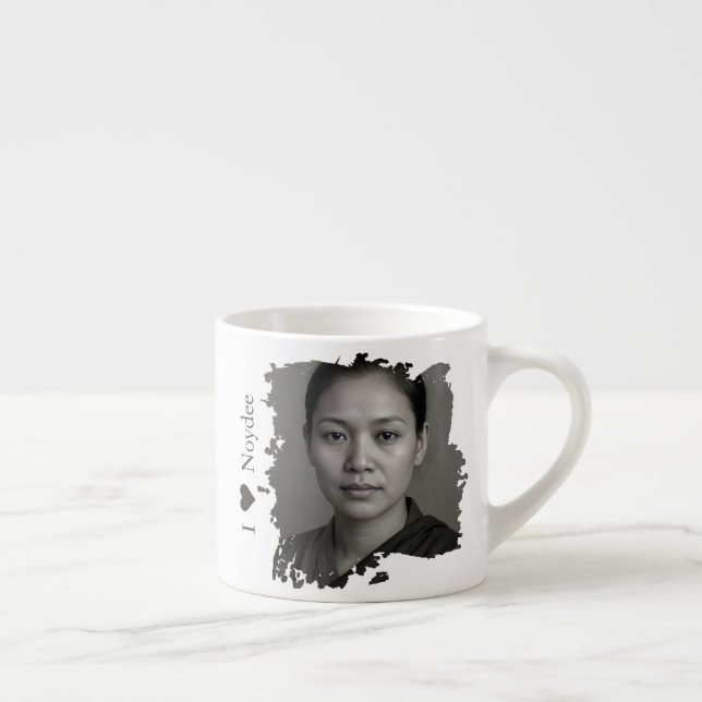 Tasse Expresso Brushstroke design for your image and text (Droite)