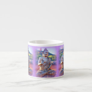 Tasse Expresso buddhas d'aura de lavande