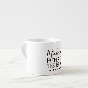 Tasse Expresso BUDGET Bestman Groomsmen Cadeaux Noir Blanc