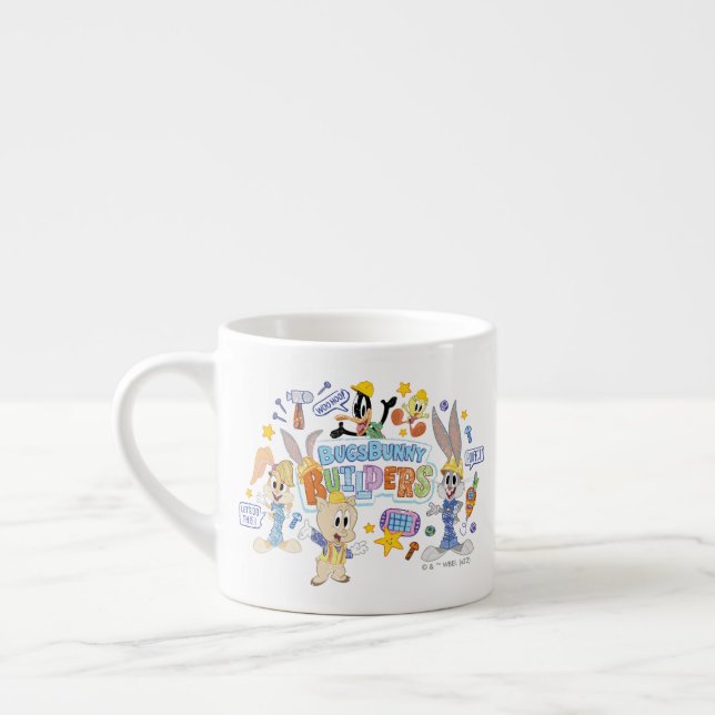 Tasse Expresso BUGS BUNNY BUILDERS™| Group Sketch Art (Gauche)