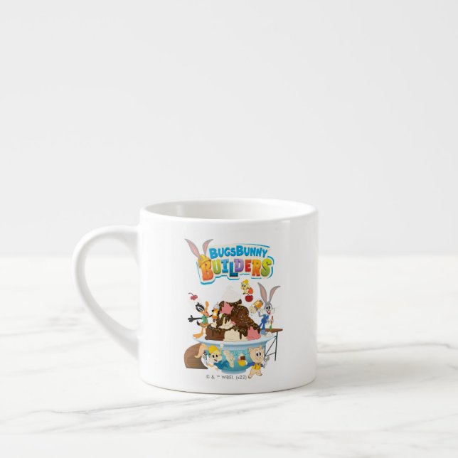 Tasse Expresso BUGS BUNNY BUILDERS™| Looney Builders Ice Cream (Gauche)