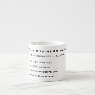 Tasse Expresso Business Info Société Promotionnels Espresso Cup