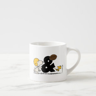 Tasse Expresso cacahuètes   Football Snoopy & Woodstock