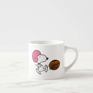 Tasse Expresso cacahuètes   Snoopy Football Kicker