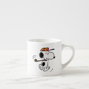 Tasse Expresso cacahuètes   Snoopy Golf Swing
