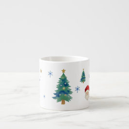 Tasse Expresso cadeau de Noël en muscade