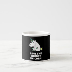 Tasse Expresso Cadeau Hippo Lover Hippo Chubby Unicorn Hippo m