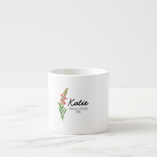 Tasse Expresso Cadeaux de retraite personnalisés pour femmes,retr