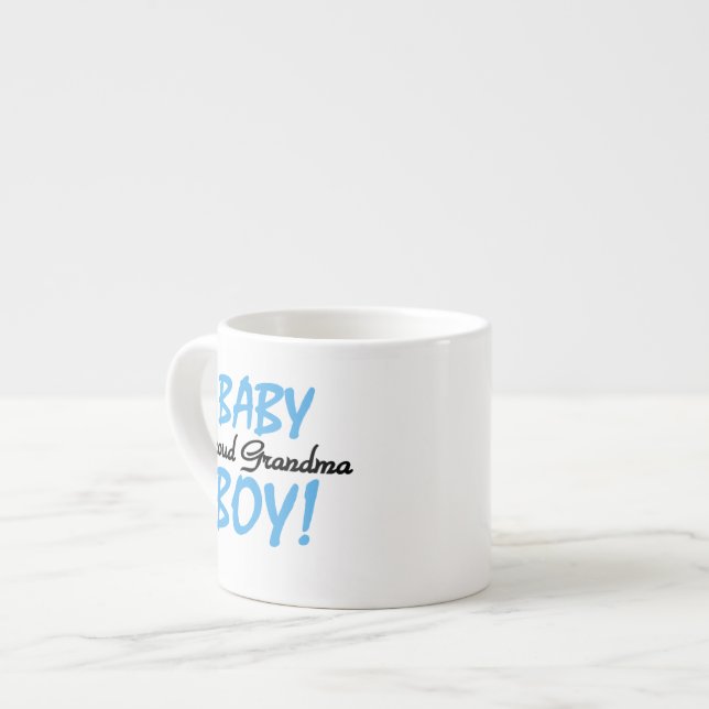 Tasse Expresso Cadeaux fiers de bébé de grand-maman (Devant gauche)