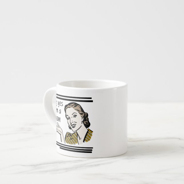 Tasse Expresso Cadeaux Retro Gram (Devant gauche)