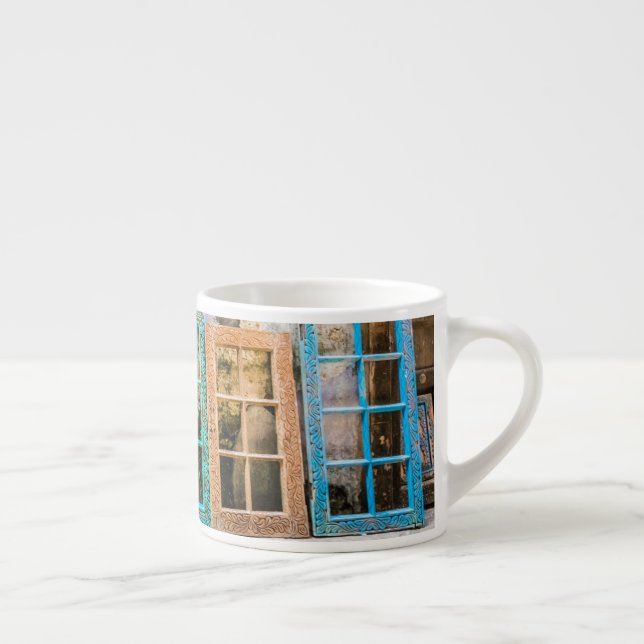 Tasse Expresso Cadres de fenêtre colorés (Droite)
