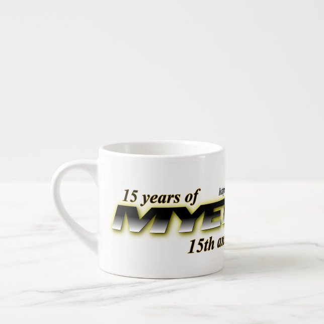 Tasse Expresso Café (Espresso) Mug de MYETV - 15 ans (Gauche)