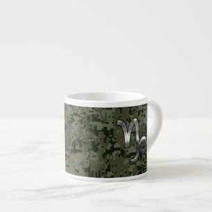 Tasse Expresso Capricorne Zodiac Connexion Camion numérique Woodl