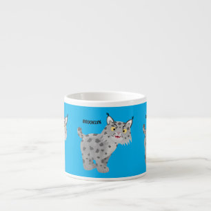 Tasse Expresso Caricature de lynx de lynx de lynx