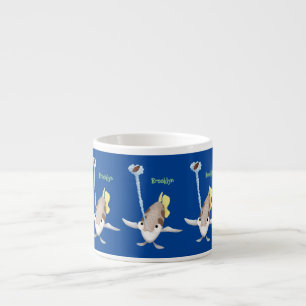 Tasse Expresso Caricature de Tir à l'arc