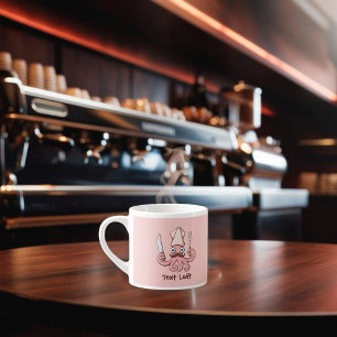 Tasse Expresso Caricature du chef calmar