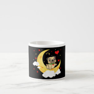 Tasse Expresso Carlin sur la lune Saint Valentin Beauté