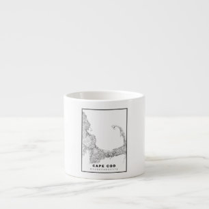 Tasse Expresso Carte de Cape Cod