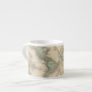 Tasse Expresso Cartes du monde