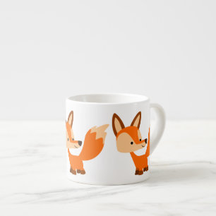 Tasse Expresso Cartoon Fox Espresso Mug sympa