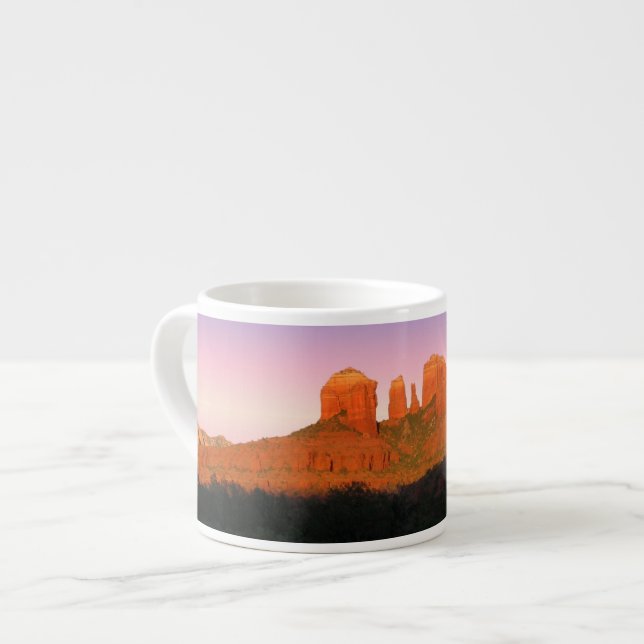 Tasse Expresso Cathédrale Rock Sedona Panorama (Devant gauche)