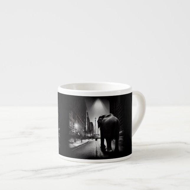 Tasse Expresso Centre-ville Elephant Espresso Mug (Devant droit)
