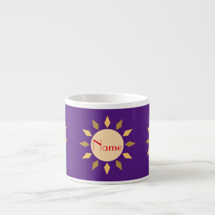 Tasse Expresso Cercle solaire géométrique Thunder_Cove