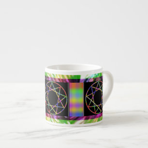 Tasse Expresso Chakra Nonagramme