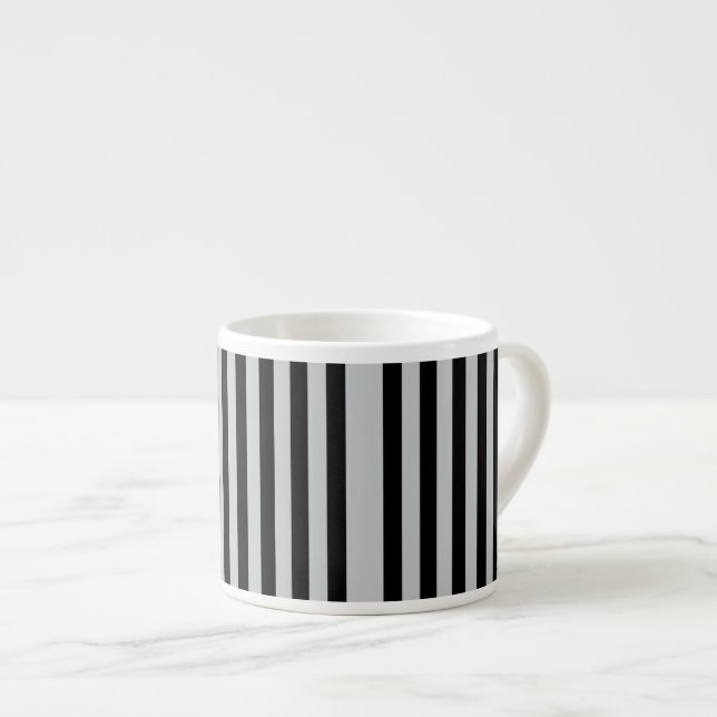Tasse Expresso Changer les bandes grises en n'importe quelle Pers (Devant droit)