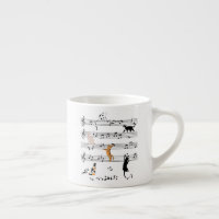 Chat Jouer Note Musique, Naughty Cadeau Chat, Chat