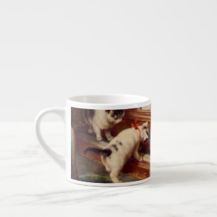 Tasse Expresso Chatons et Piano