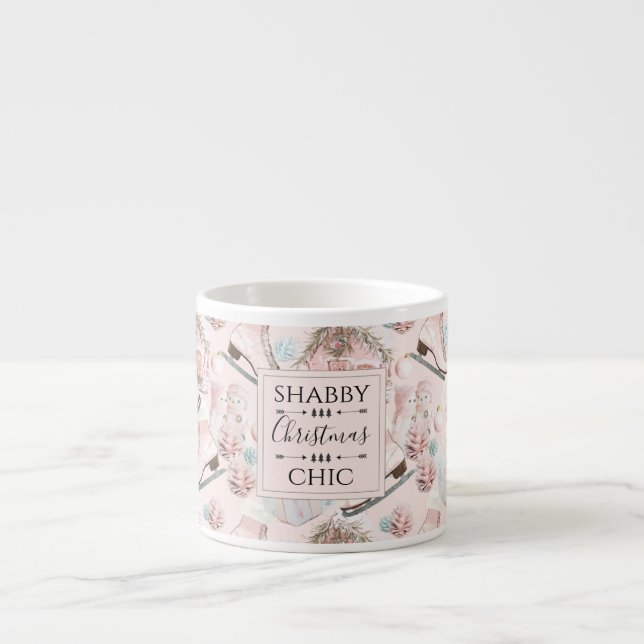 Tasse Expresso Chic chic chic chic Motif de Noël (Devant)