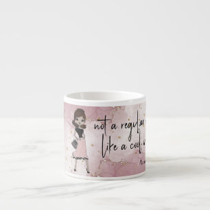 Tasse Expresso Chic et élégante dame Mère personnalisée en marb