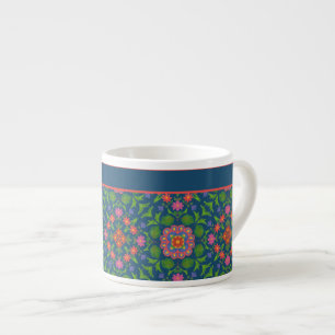 Tasse Expresso Chic Floral Rangoli Deep Blue Espresso Match
