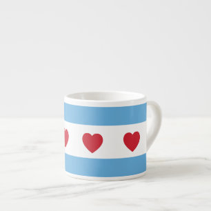 Tasse Expresso Chicago Love   Coupes d'Espresso