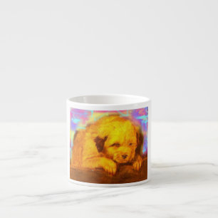 Tasse Expresso Chien blanc