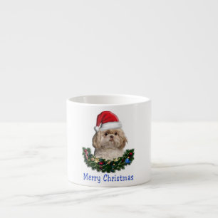 Tasse Expresso Chien Shih-Tsu Noël