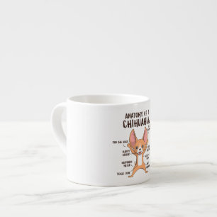 Tasse Expresso Chihuahua Anatomie Mug Cadeaux Chihuahua Café Mug